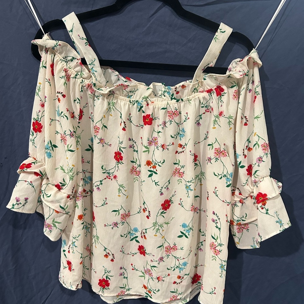 Floral Off-Shoulder Top